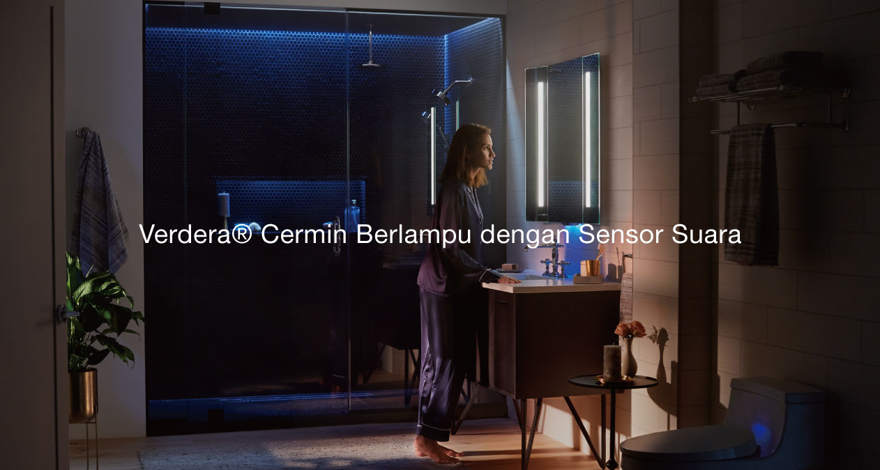 Verdera® Cermin Berlampu dengan Sensor Suara